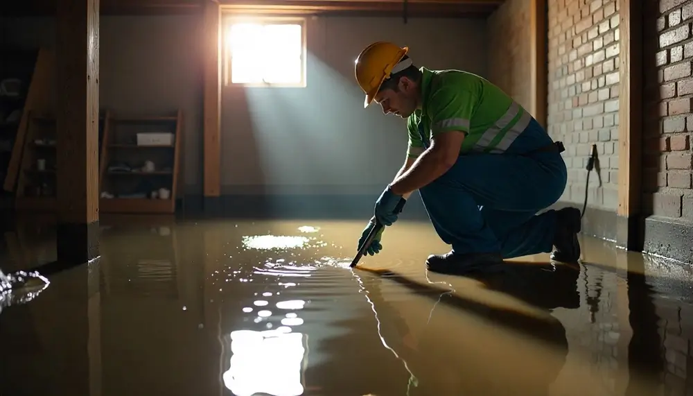 Professional water damage restoration services in Bacliff, TX